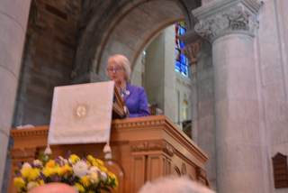 Guest speaker June Butler MBE, All-Ireland President.